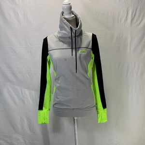 PINK Victoria’s Secret Ultimate Cowl Neck Gray Pullover Size Small